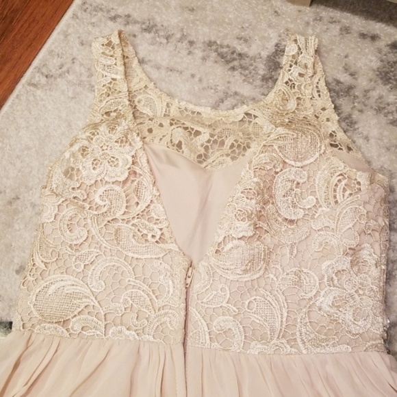 Lace&Chiffon Cocktail Dress - Picture 3 of 7